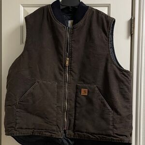 Carhartt Dark Brown Utility Vest